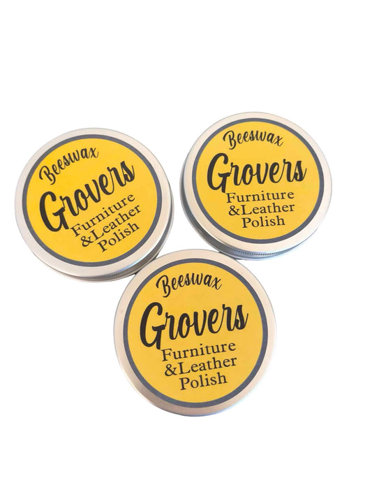 Grovers furniture and leather beeswax polish