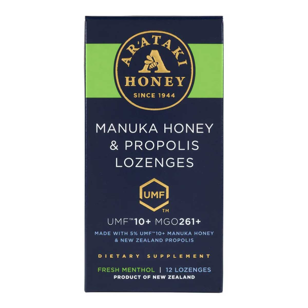 Propolis & UMF™ 10+ Manuka Honey Lozenges 12’s