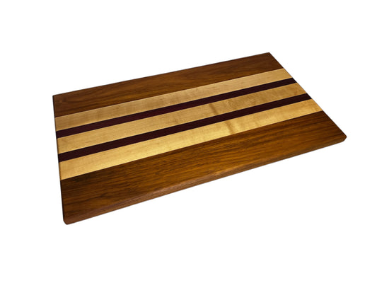 Exquisite rosewood, maple, purple heart chopping board