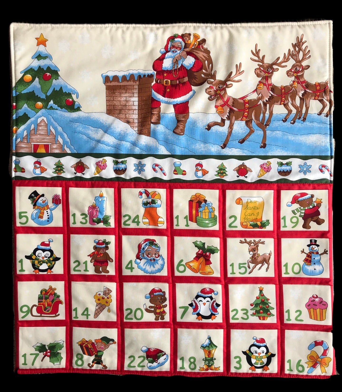 Christmas Quilted Advent Calendar