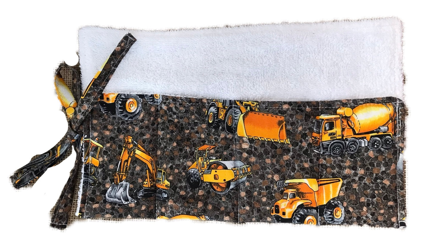 Children’s toothbrush and toothpaste travel wrap