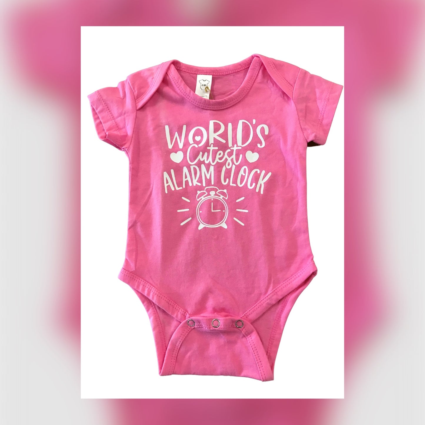 Baby Onesie - worlds cutest alarm clock