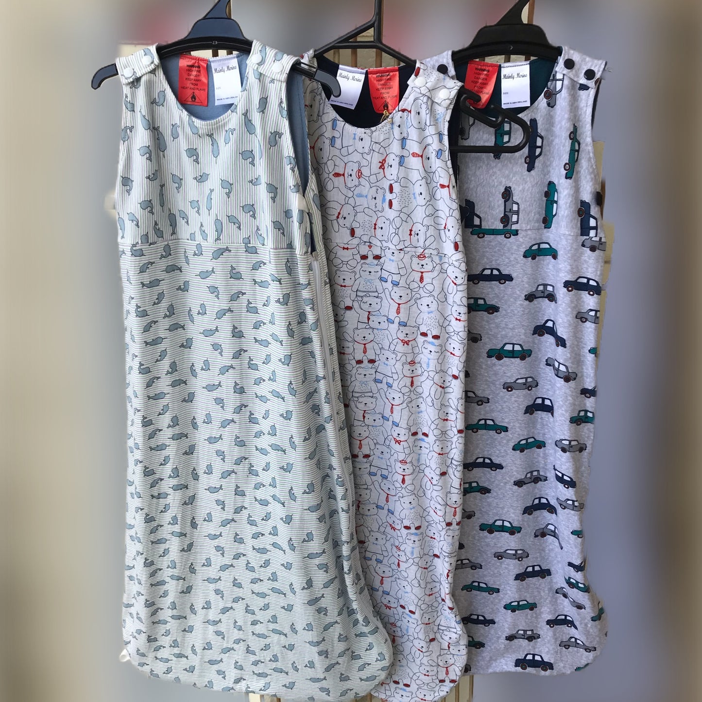 Babies Merino Sleep Sack, cotton cover