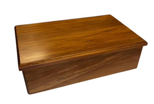 NZ native rimu wooden jewellery box, by Grover