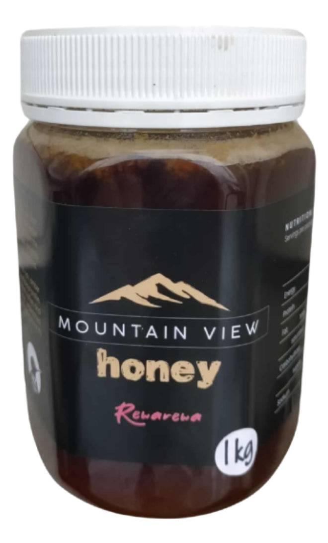 Mountain View Honey, 1kg Rewarewa