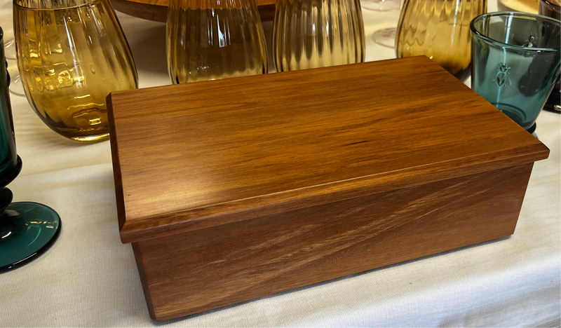 NZ Native Rimu Wooden Jewellery Box, By Grover