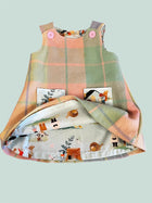 Cosy Upcycled Winter Dress – Size 3