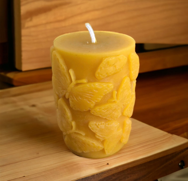 Hand Poured/ Rolled Beeswax Candles