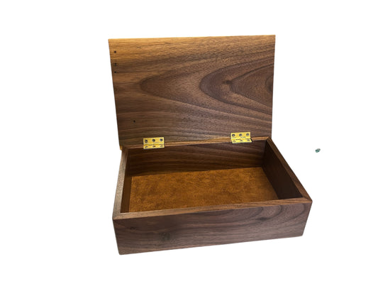 Black walnut, NZ wooden jewellery box, by Grover