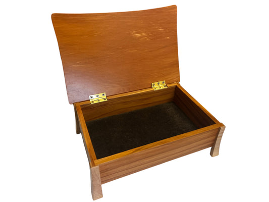 NZ native wooden jewellery box, by Grover