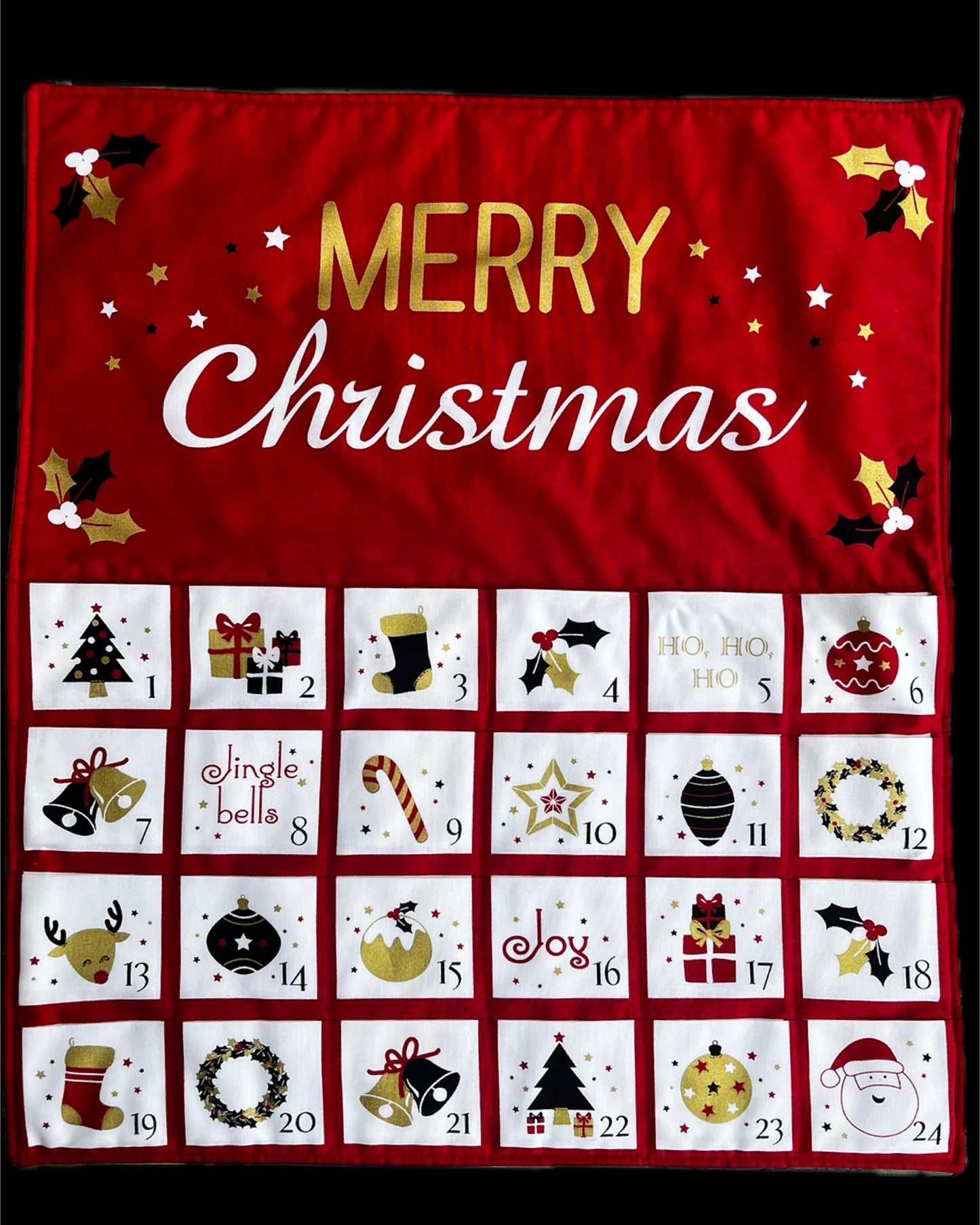 Christmas Quilted Advent Calendar