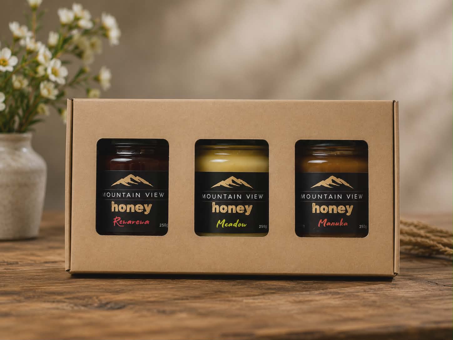 NZ Honey Trio Gift Set