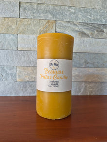 NZ Beeswax Pillar Candle