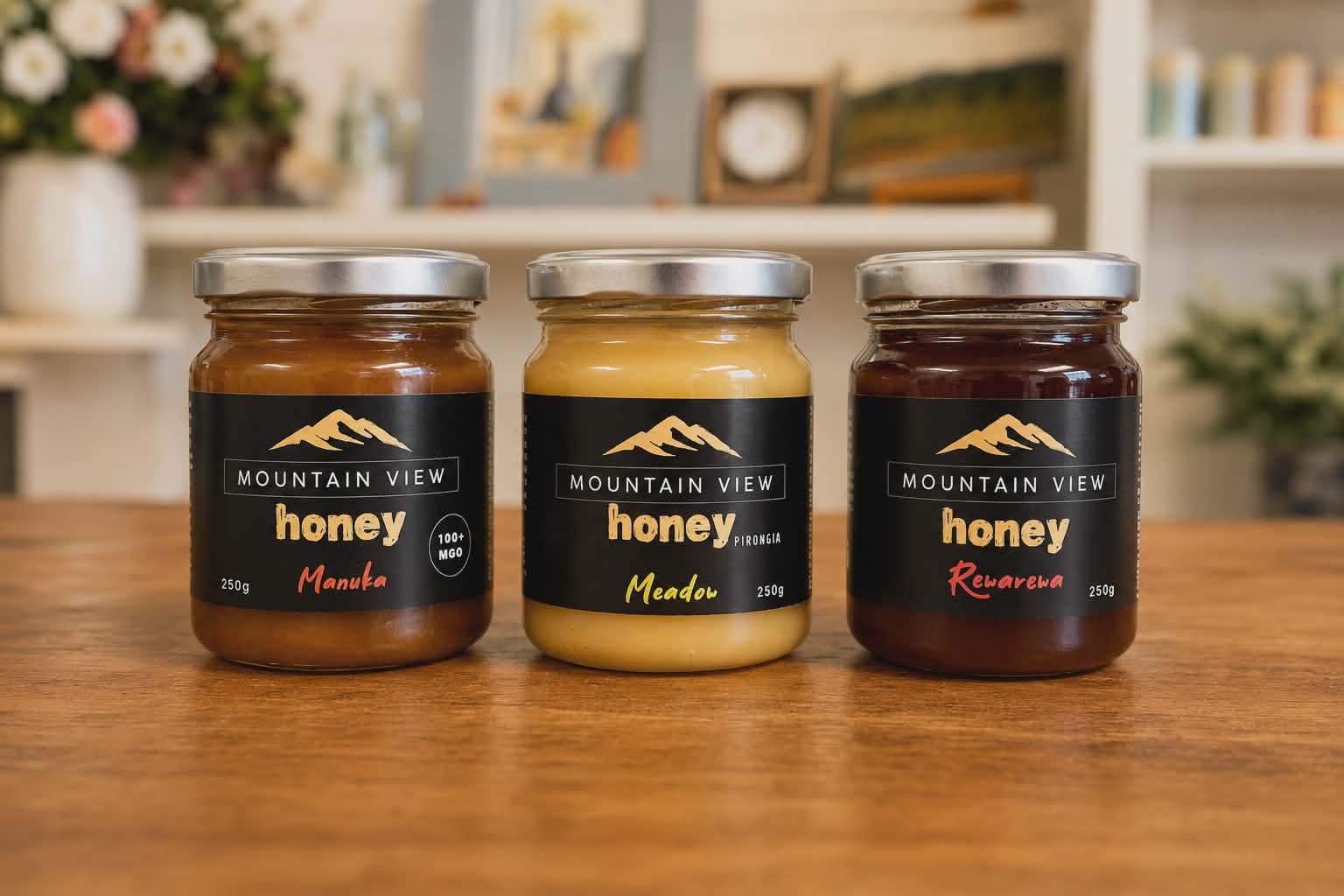 NZ Honey Trio Gift Set