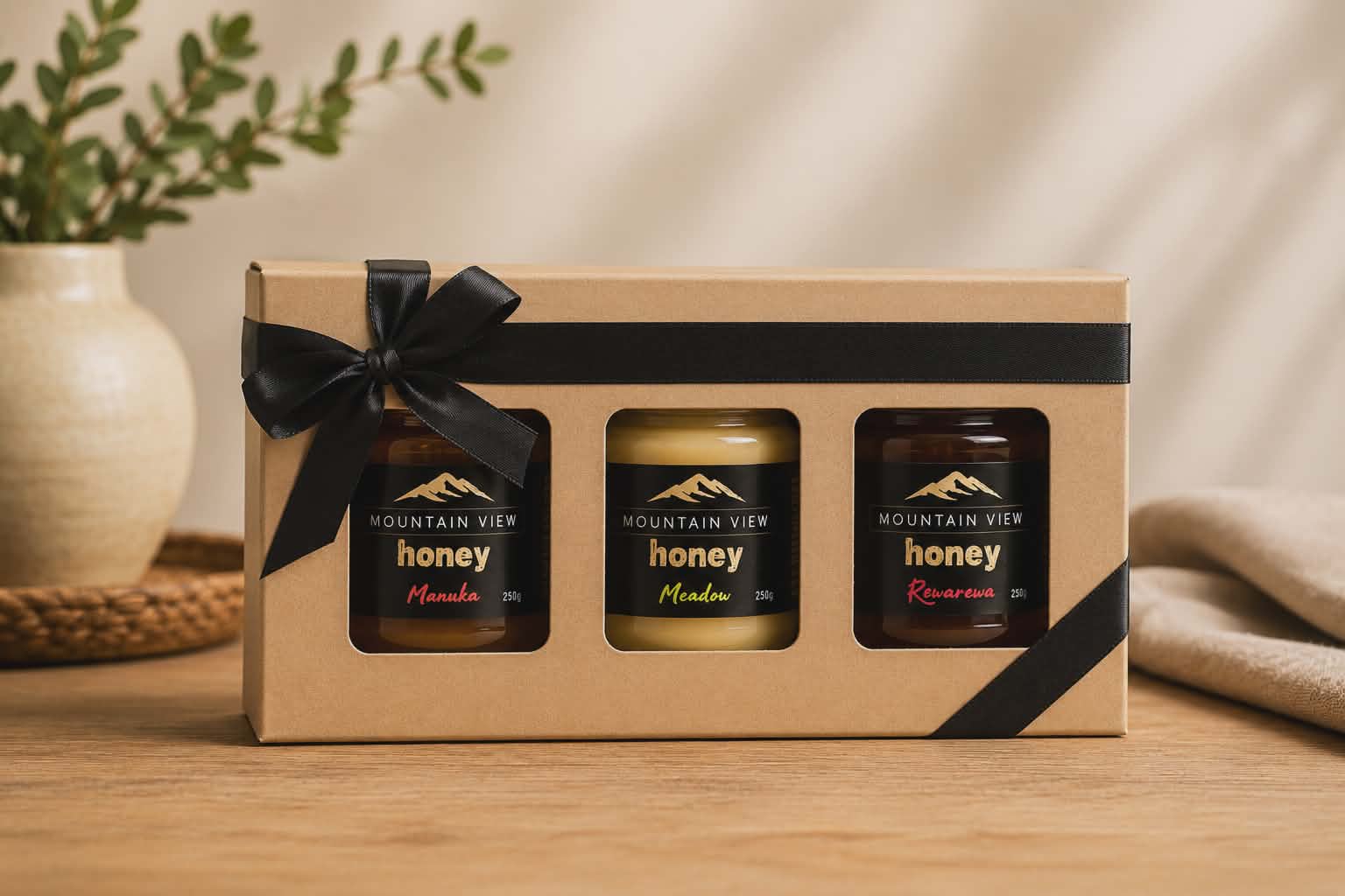 NZ Honey Trio Gift Set