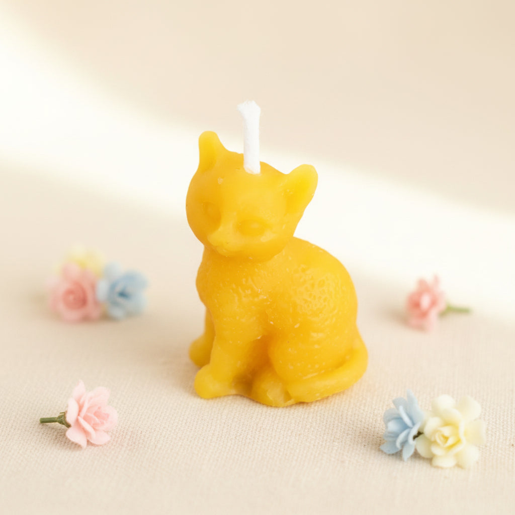 Hand Poured/ Rolled Beeswax Candles