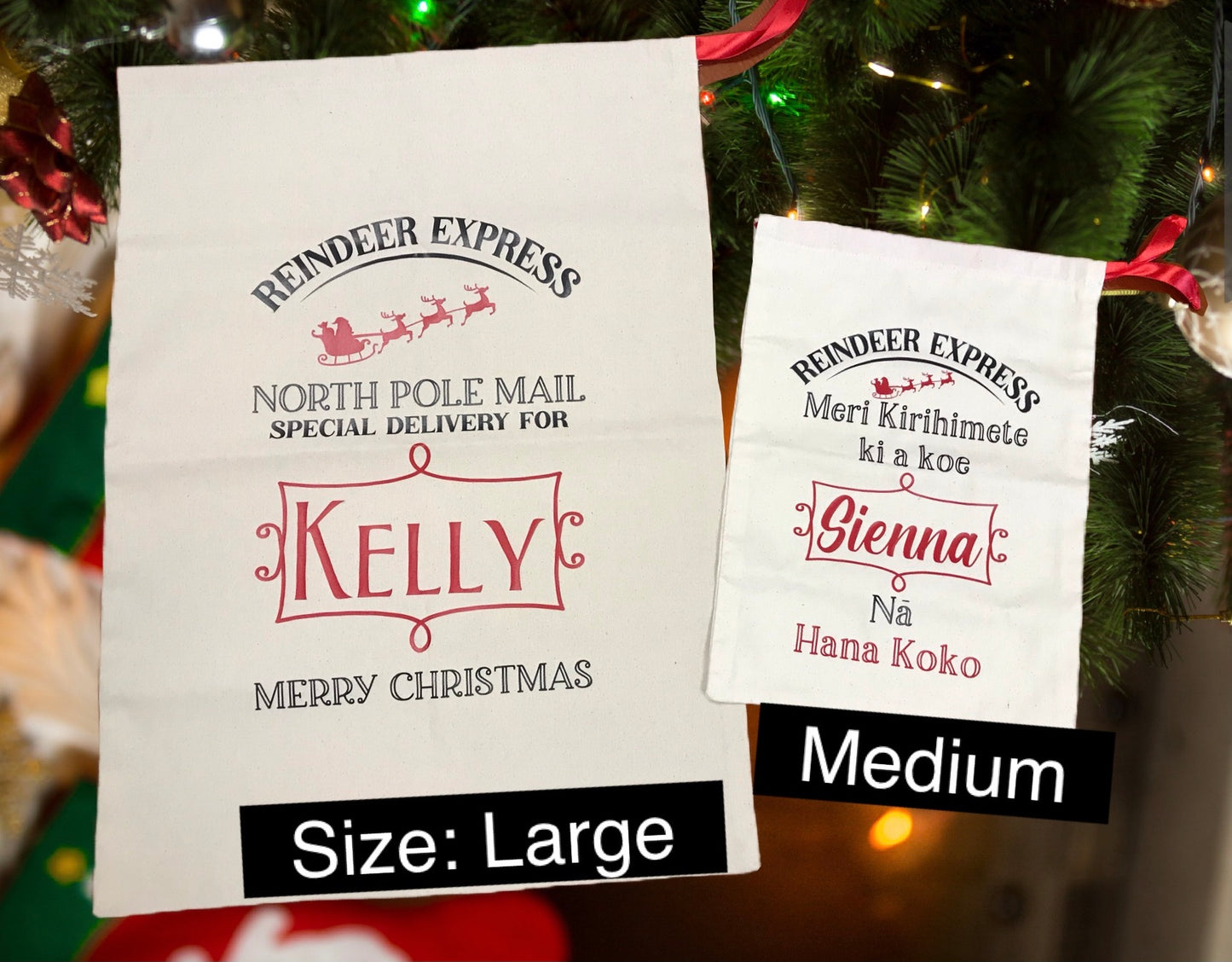 Personalised Santa Sacks