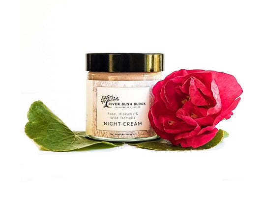 River Bush Block Rose, Hibiscus & Wild Tremella Night Cream